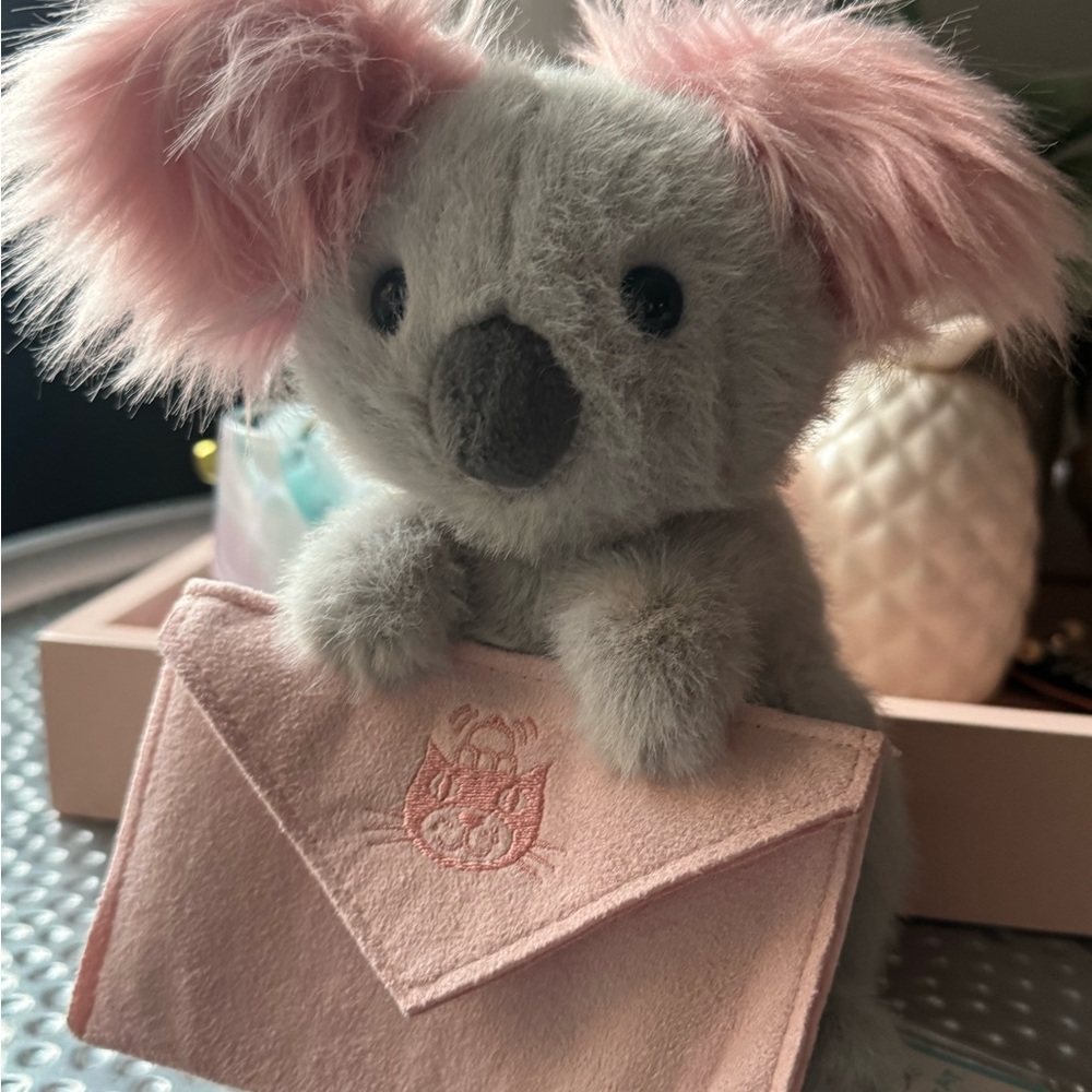 Jellycat Pink and Gray Koala Plush
